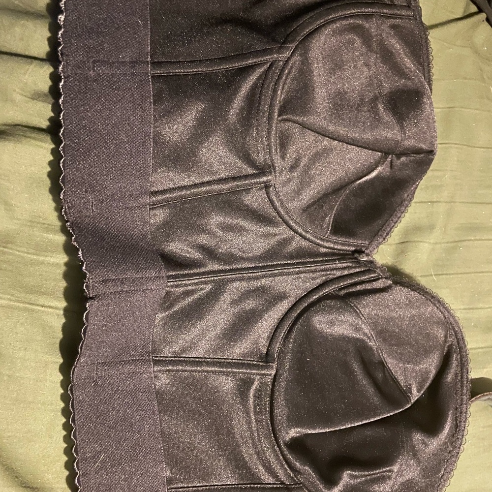 Low back bustier bra